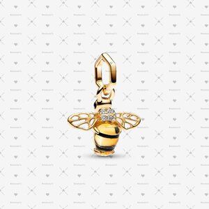 Pandora Sparkling Bee Dangle Charm